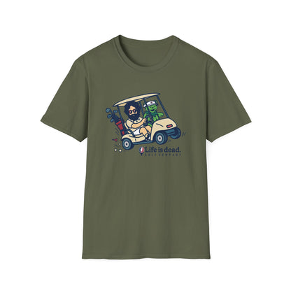 Joy Ridin' Jerry and The Bear Life is dead. Golf Company T-Shirt