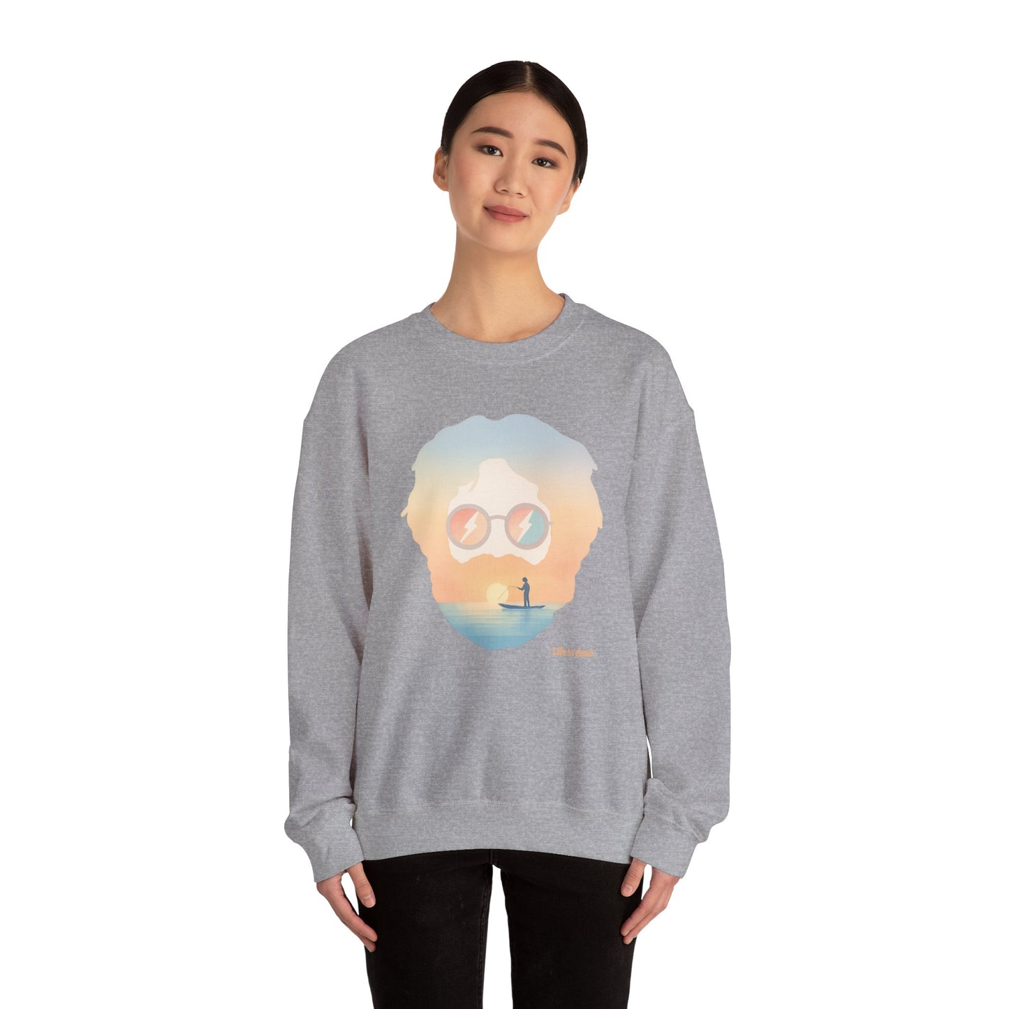 Tropical Jerry Life is dead. Crewneck Sweatshirt