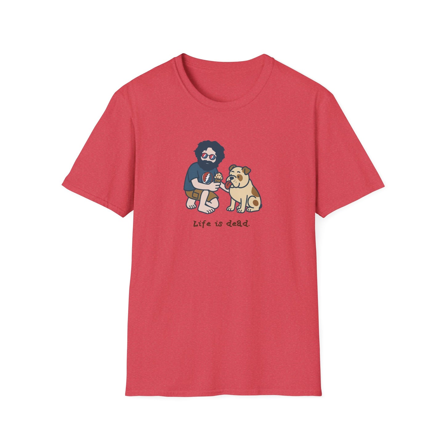 Jerry and Frank are Sharin' - Life is dead. Grateful Dead TShirt