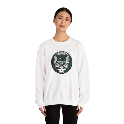 Philadelphia Football Grateful Dead Stealie Crewneck Sweatshirt - NFL