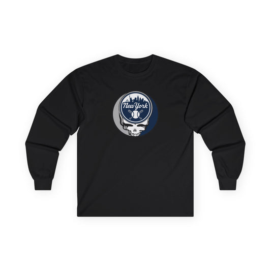 Yankees Classic Stealie Long Sleeve Tee - MLB