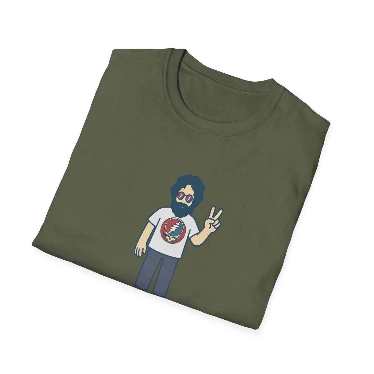 Peace Lovin' Jerry - Life is dead. Grateful Dead TShirt