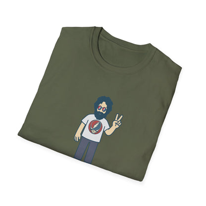 Peace Lovin' Jerry - Life is dead. Grateful Dead TShirt