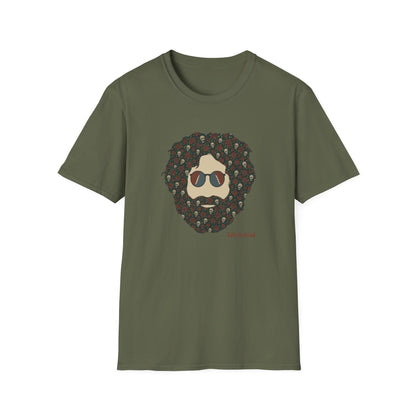 Skull & Roses Jerry Life is dead. T-Shirt
