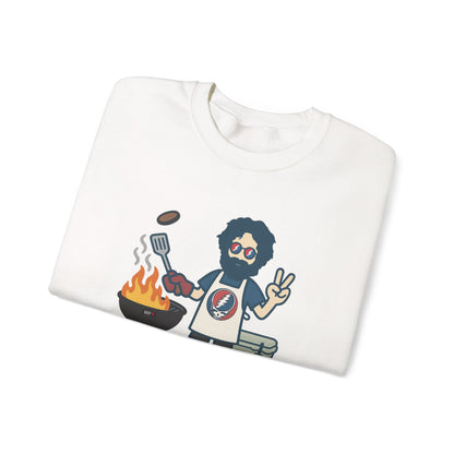 Grillin' Jerry | Life is dead. Crewneck Sweatshirt