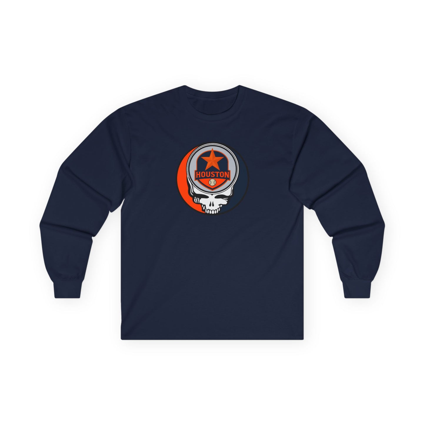 Houston Astros Classic Stealie Long Sleeve Tee - MLB
