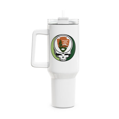 National Park Service "Fat Man" Tumbler,  Double Insulated 40oz Travel Mug