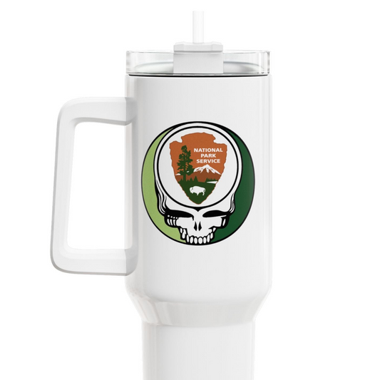 National Park Service "Fat Man" Tumbler,  Double Insulated 40oz Travel Mug