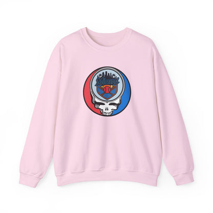 Miami Marlins Grateful Dead Stealie Crewneck Sweatshirt - MLB