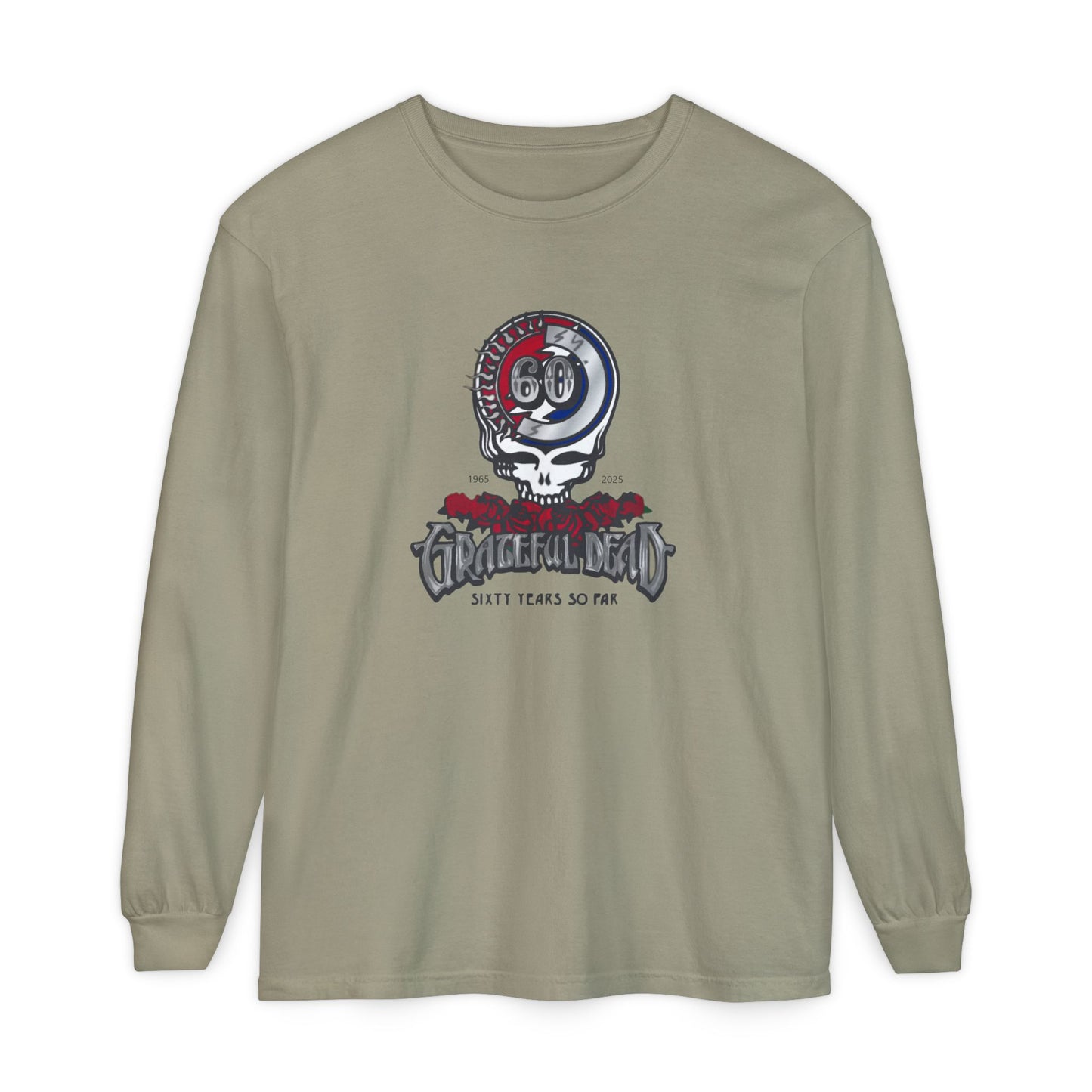 Grateful Dead 60th Anniversary Vineyard Collection Garment-dyed Long Sleeve T-Shirt
