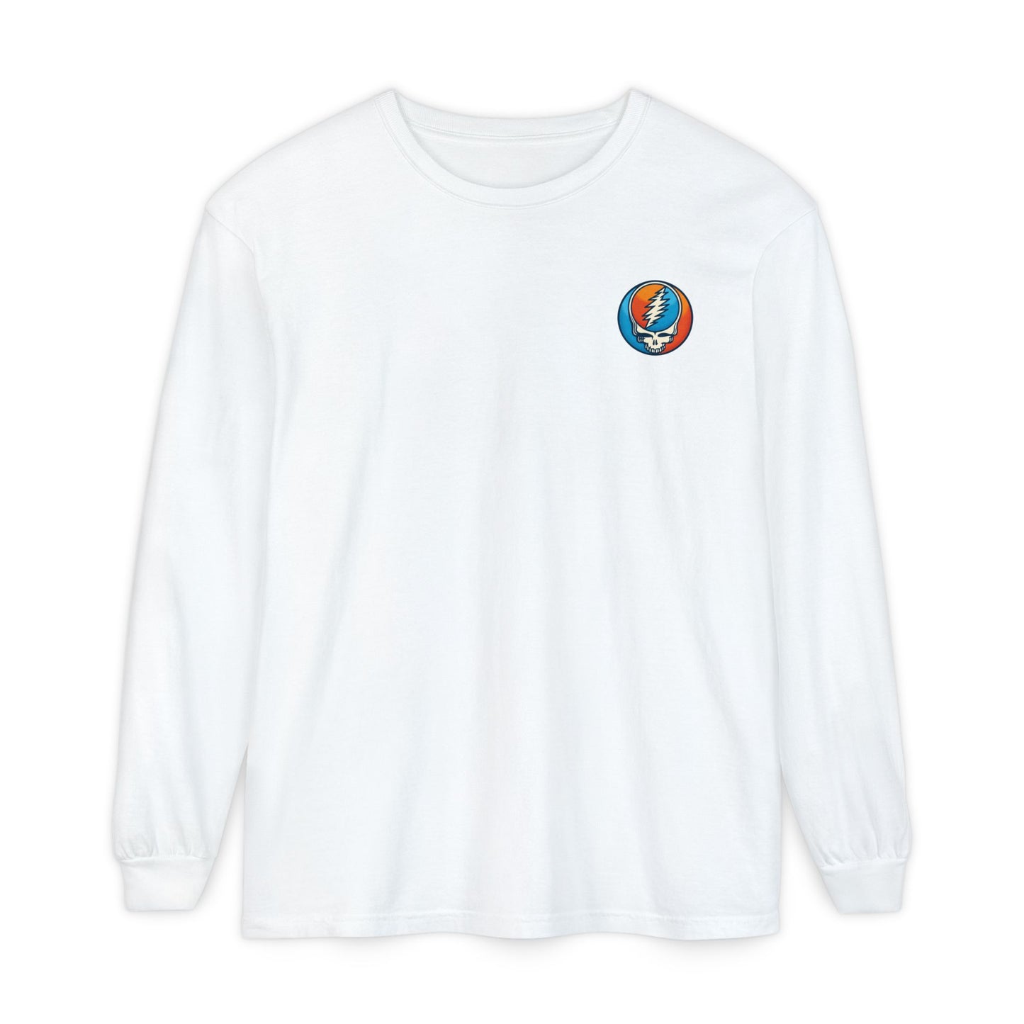 Twisted Stealie Two-Sided Vineyard Collection Garment-dyed Long Sleeve T-Shirt