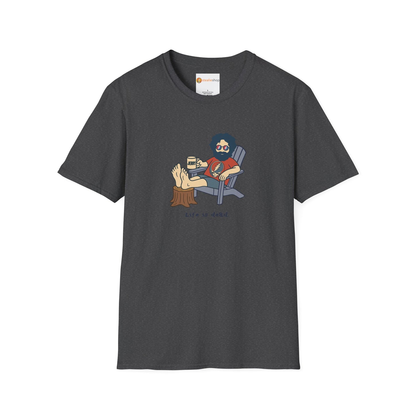 Grateful Dead - Life is dead. Adirondack Jerry T-Shirt