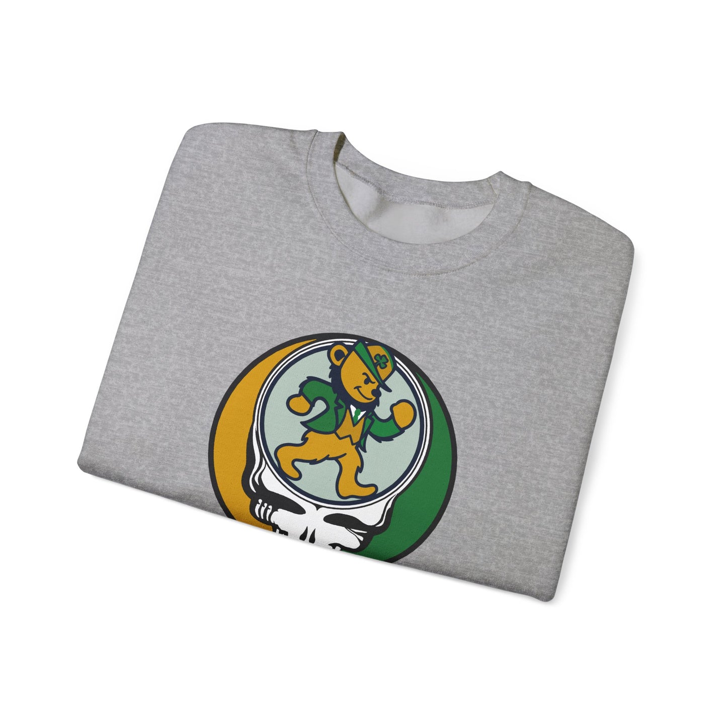 The Irish Dancing Leprechaun Stealie Crewneck Sweatshirt