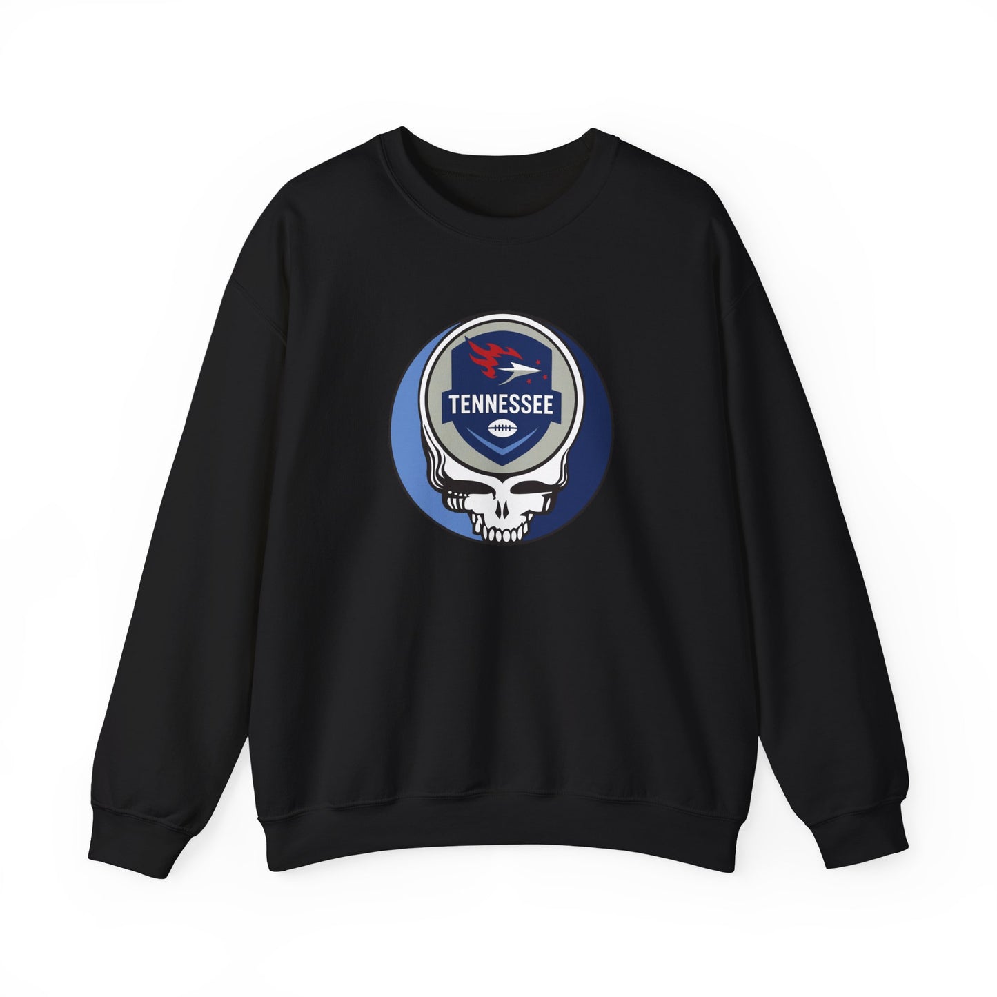 Tennessee Football Grateful Dead Stealie Crewneck Sweatshirt - NFL