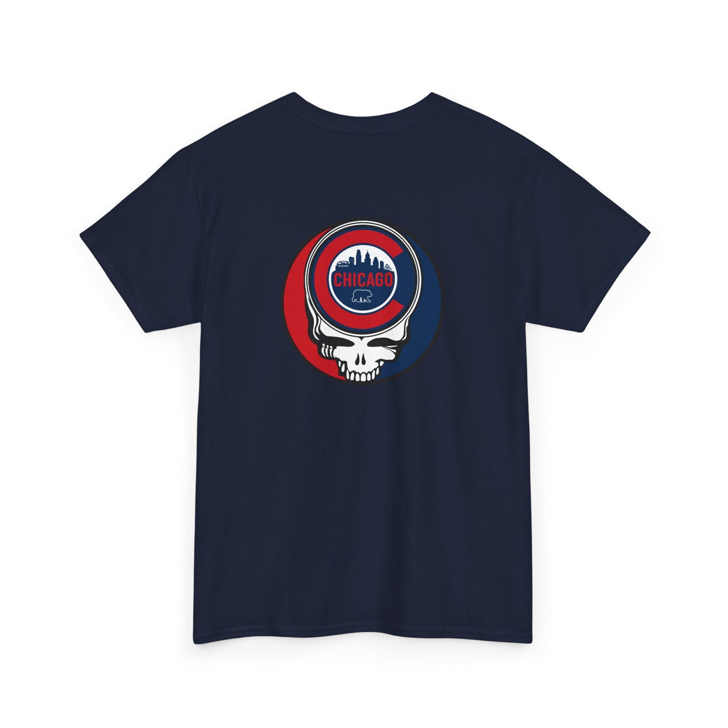 Chicago Cubs Two-Sided Grateful Dead Steal Your Face T-Shirt - MLB