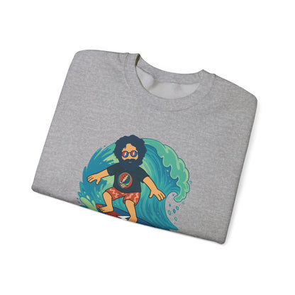Surfing Jerry Life is dead. Crewneck Sweatshirt