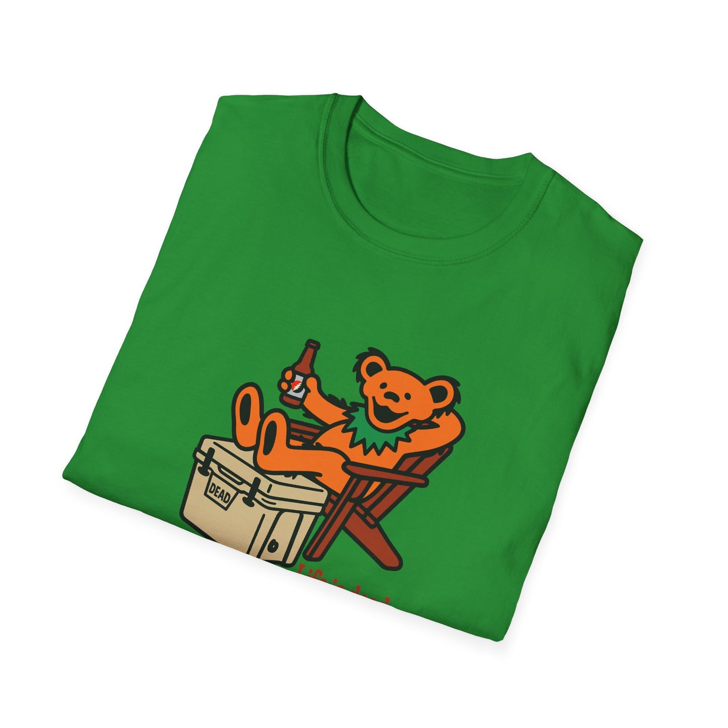 Chillin' Bear - Life is dead. Grateful Dead TShirt