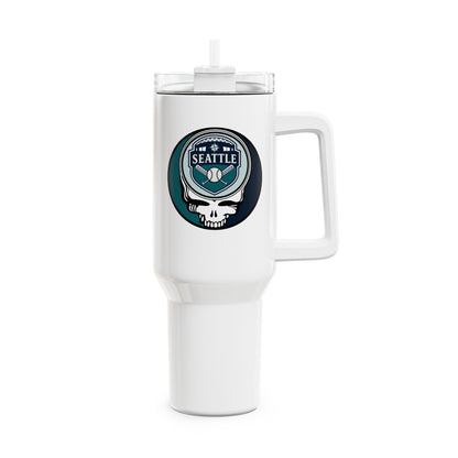 Seattle Mariners "Fat Man" Tumbler,  Double Insulated 40oz Travel Mug