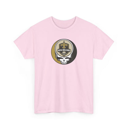 New Orleans Saints Stealie Grateful Dead Steal Your Face T-Shirt - NFL