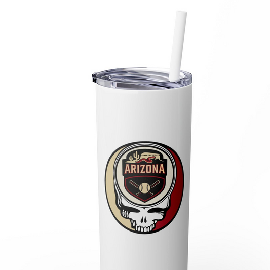 Arizona Diamondbacks Skinny Tumbler with Straw, 20oz