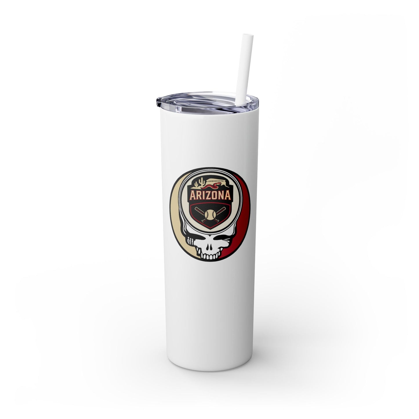 Arizona Diamondbacks Skinny Tumbler with Straw, 20oz