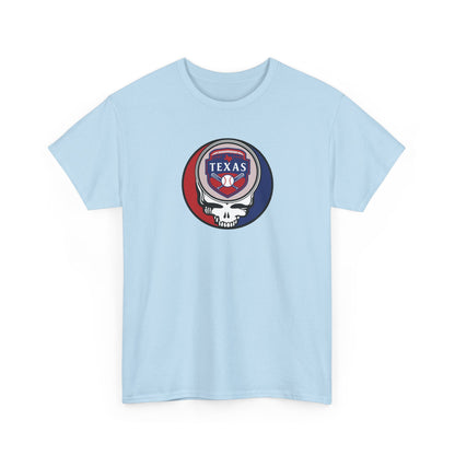 Texas Rangers Grateful Dead Steal Your Face T-Shirt - MLB
