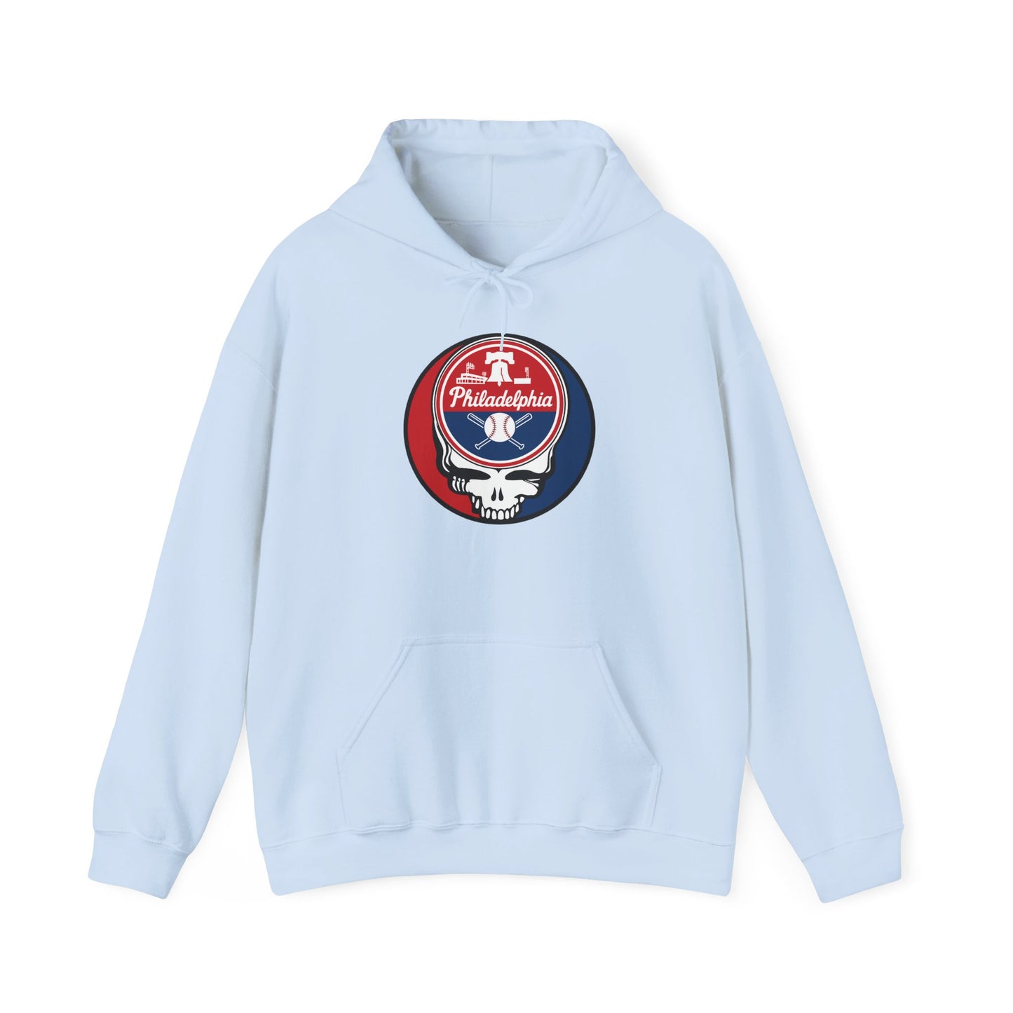 Philadephia Phillies Grateful Dead Unisex Heavy Blend Hoodie - MLB
