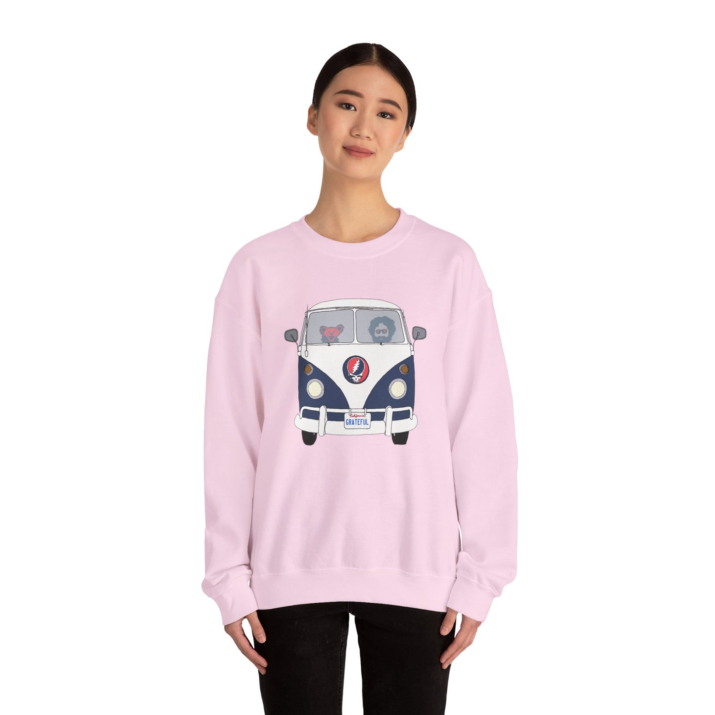 Jerry's Takin' The Bus Life is dead. Crewneck Sweatshirt