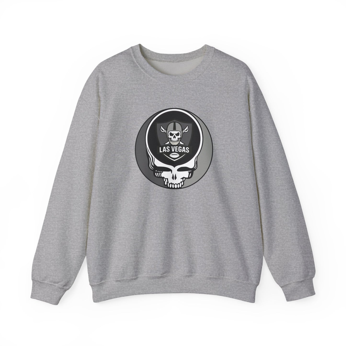 Las Vegas Football Grateful Dead Stealie Crewneck Sweatshirt - NFL