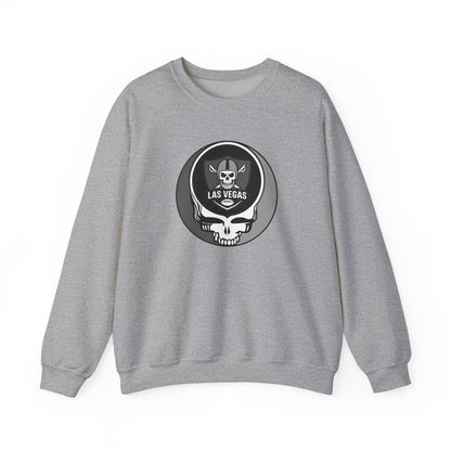 Las Vegas Football Grateful Dead Stealie Crewneck Sweatshirt - NFL