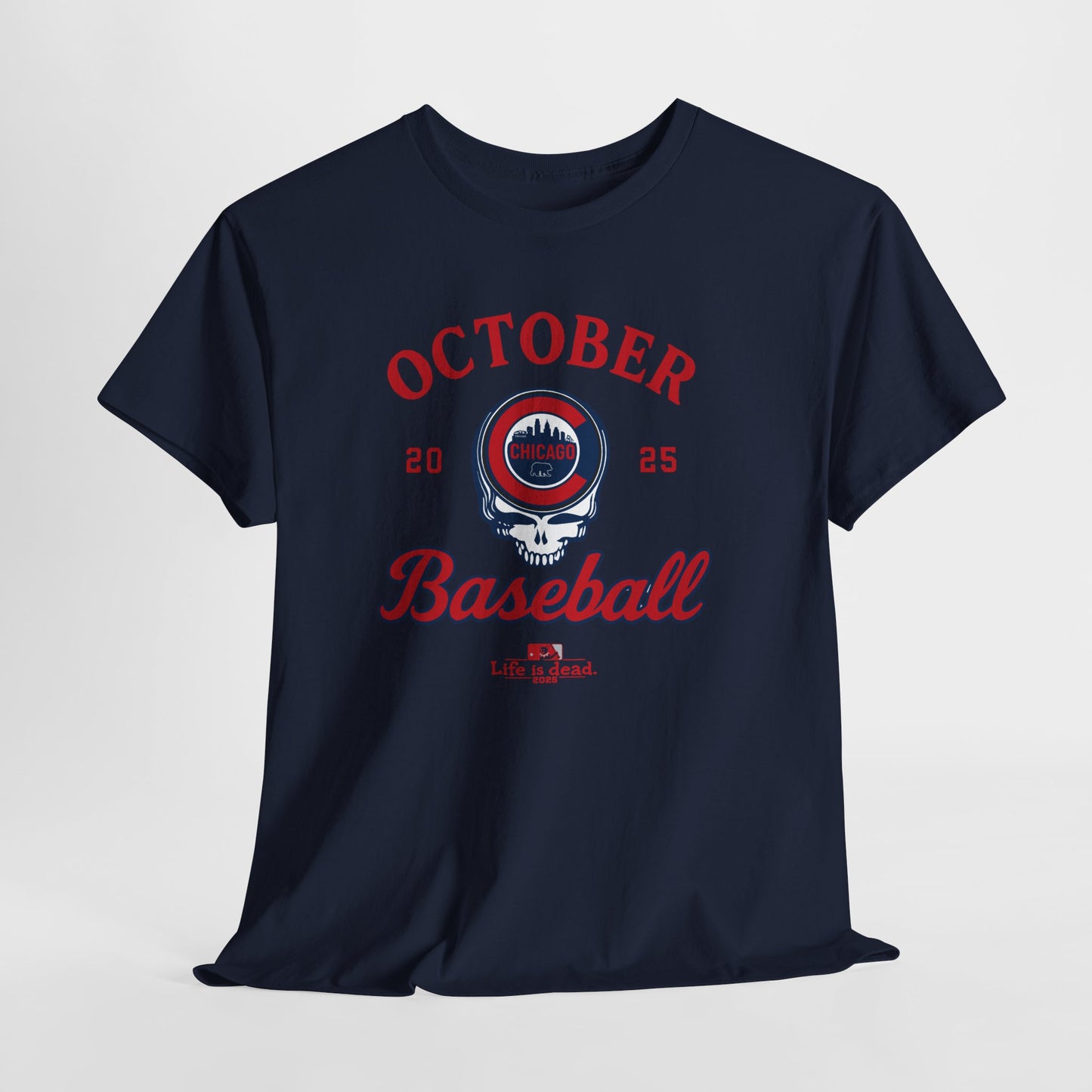 Chicago Cubs Playoffs 2025 Stealie Grateful Dead Tshirt
