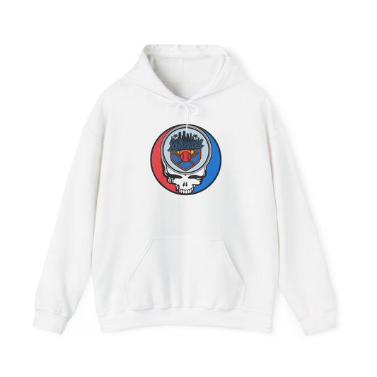 Miami Marlins Grateful Dead Unisex Heavy Blend Hoodie - Hooded Sweatshirt