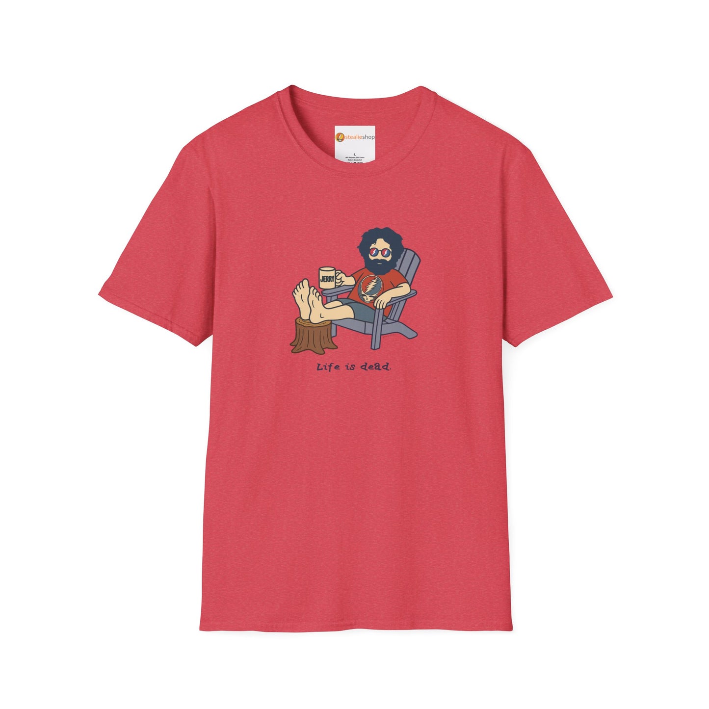 Grateful Dead - Life is dead. Adirondack Jerry T-Shirt