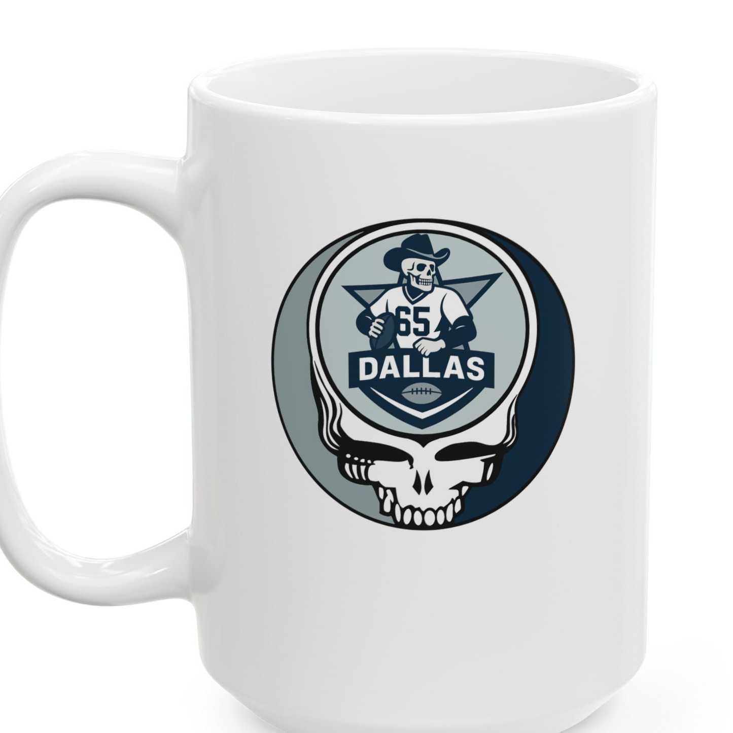Dallas Football Stealie Ceramic Coffee Mug - NFL