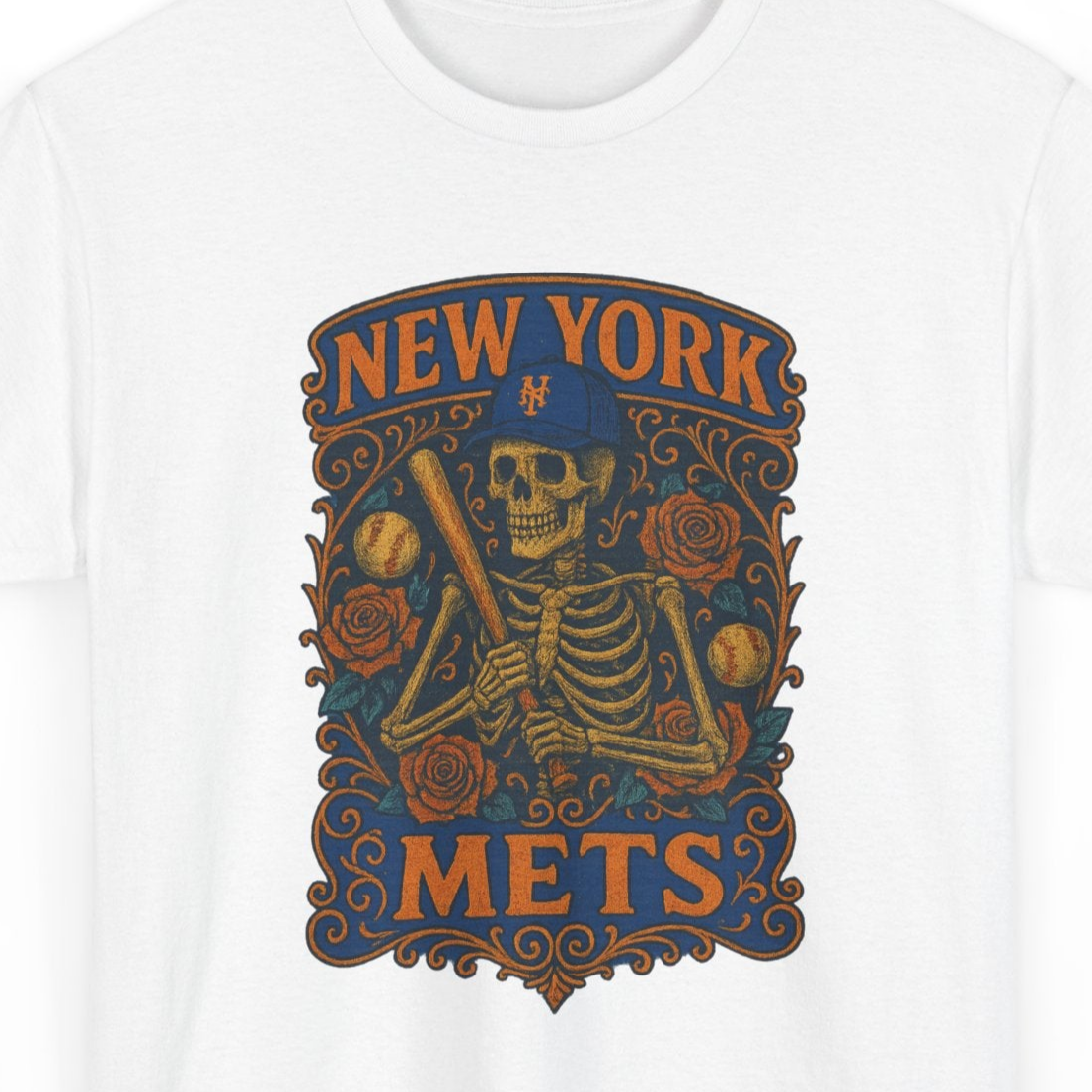 New York Baseball Retro Poster Art T-shirt