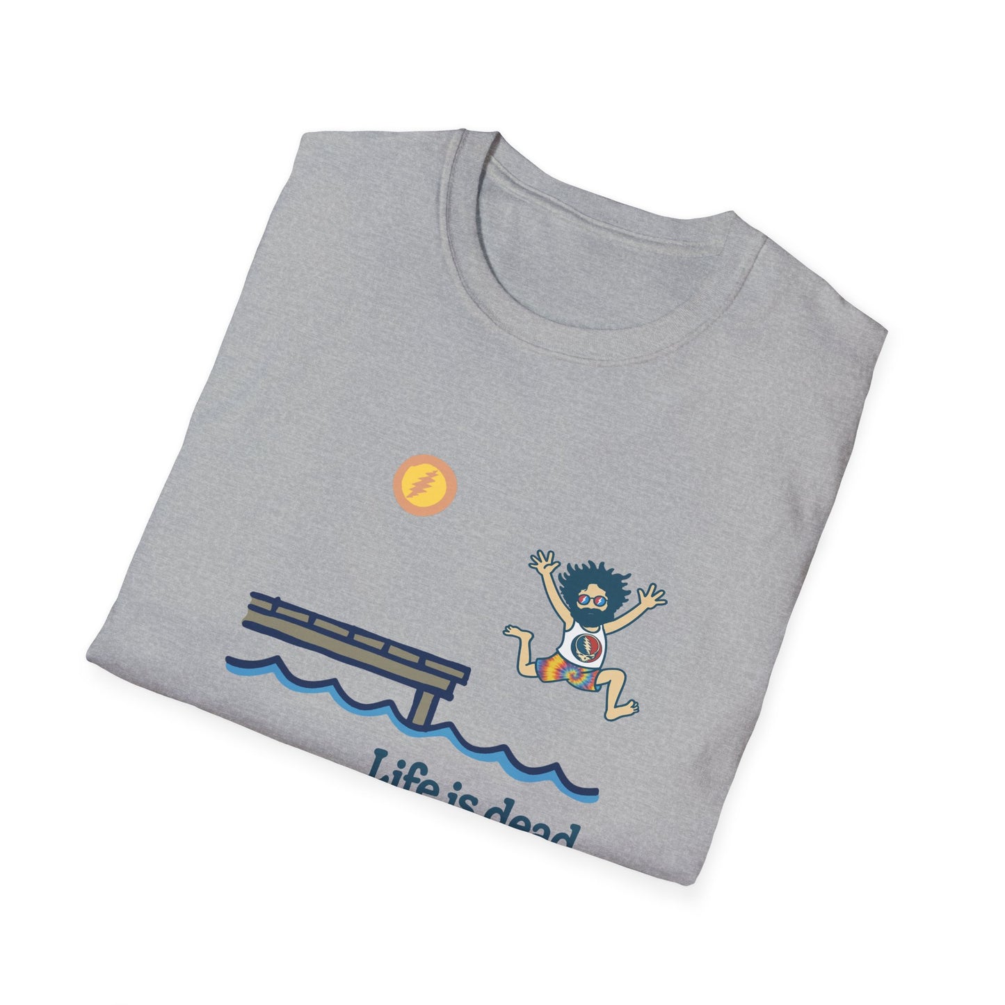 Jerry's At The Lake - Life is dead. Grateful Dead TShirt