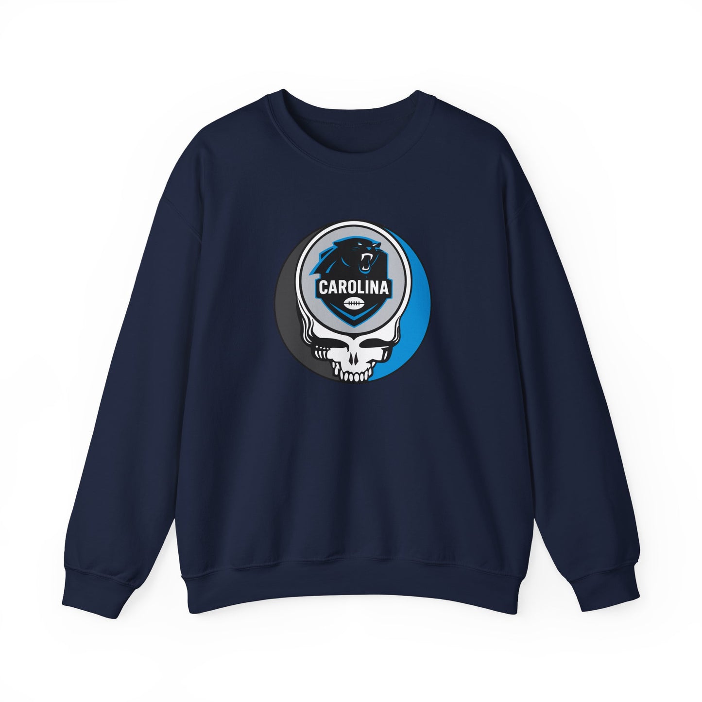 Carolina Football Stealie Grateful Dead Crewneck Sweatshirt - NFL