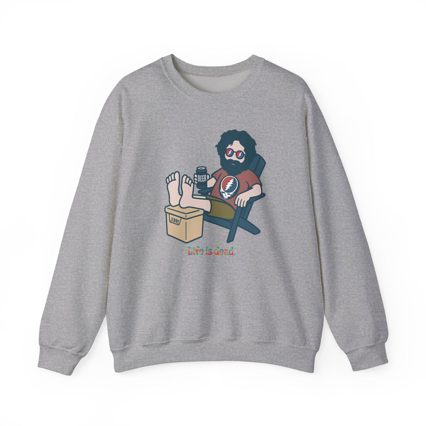 Stay Cool, Jerry Life is dead. Crewneck Sweatshirt