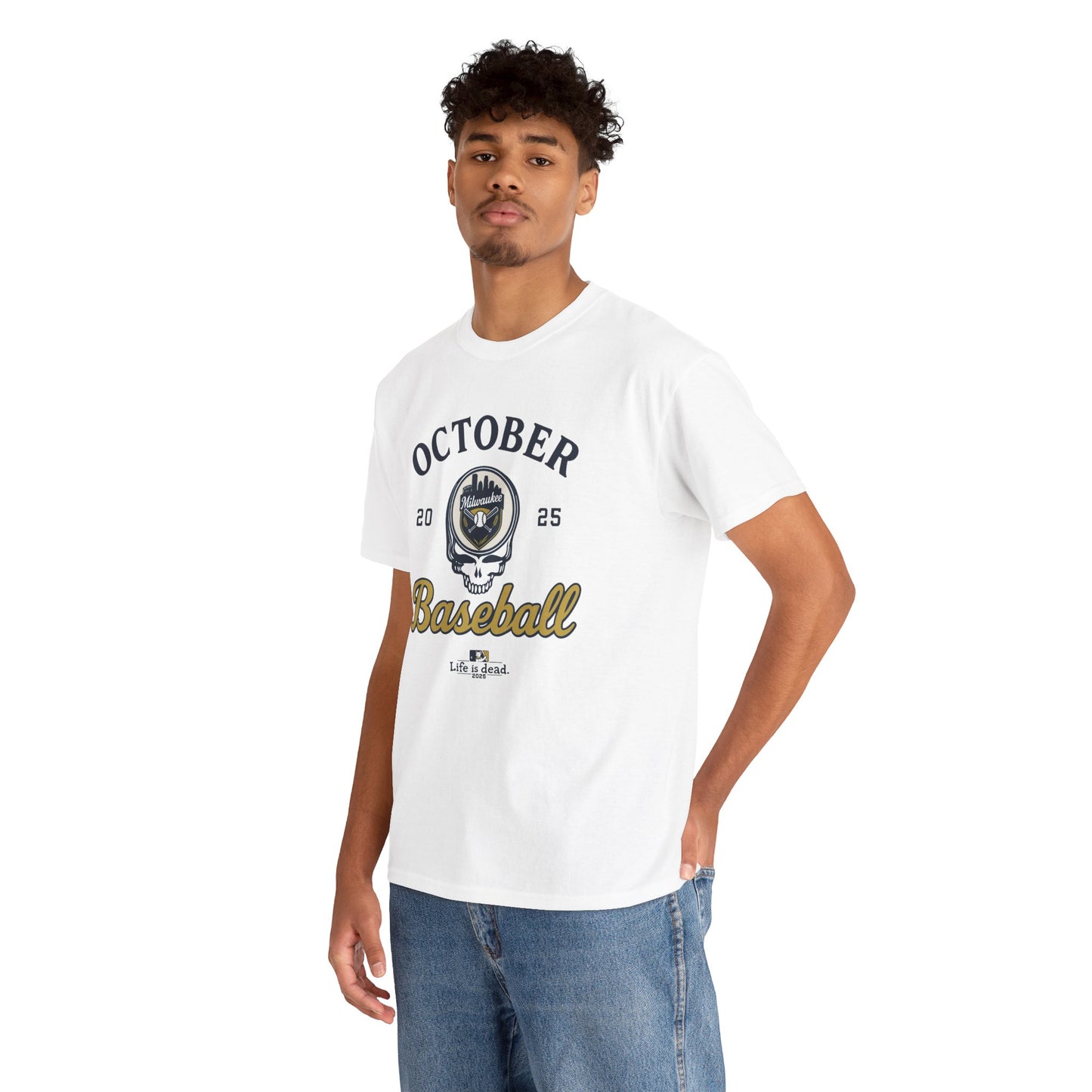 Milwaukee Brewers Playoffs 2025 Stealie Grateful Dead Tshirt