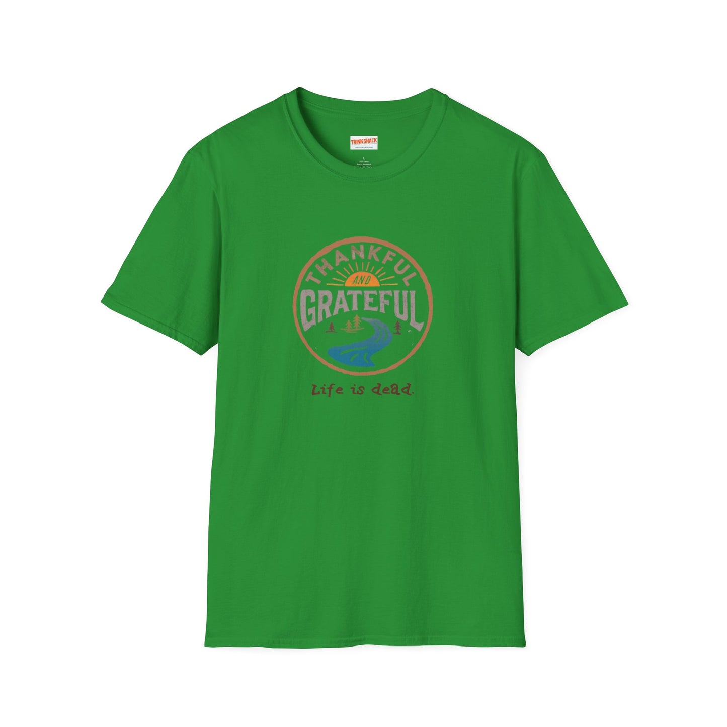 Thankful and Grateful - Life is dead. Thanksgiving T-Shirt