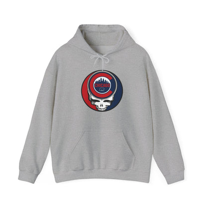 Chicago Cubs Grateful Dead Unisex Heavy Blend Hoodie - Hooded Sweatshirt