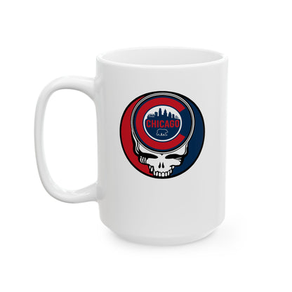 Chicago Cubs Stealie Ceramic Mug - MLB