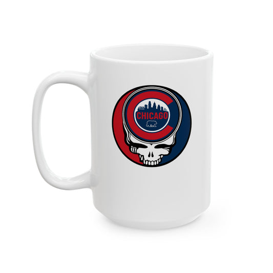 Chicago Cubs Stealie Ceramic Mug - MLB