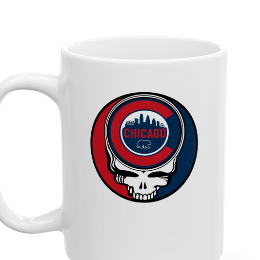 Chicago Cubs Stealie Ceramic Mug - MLB