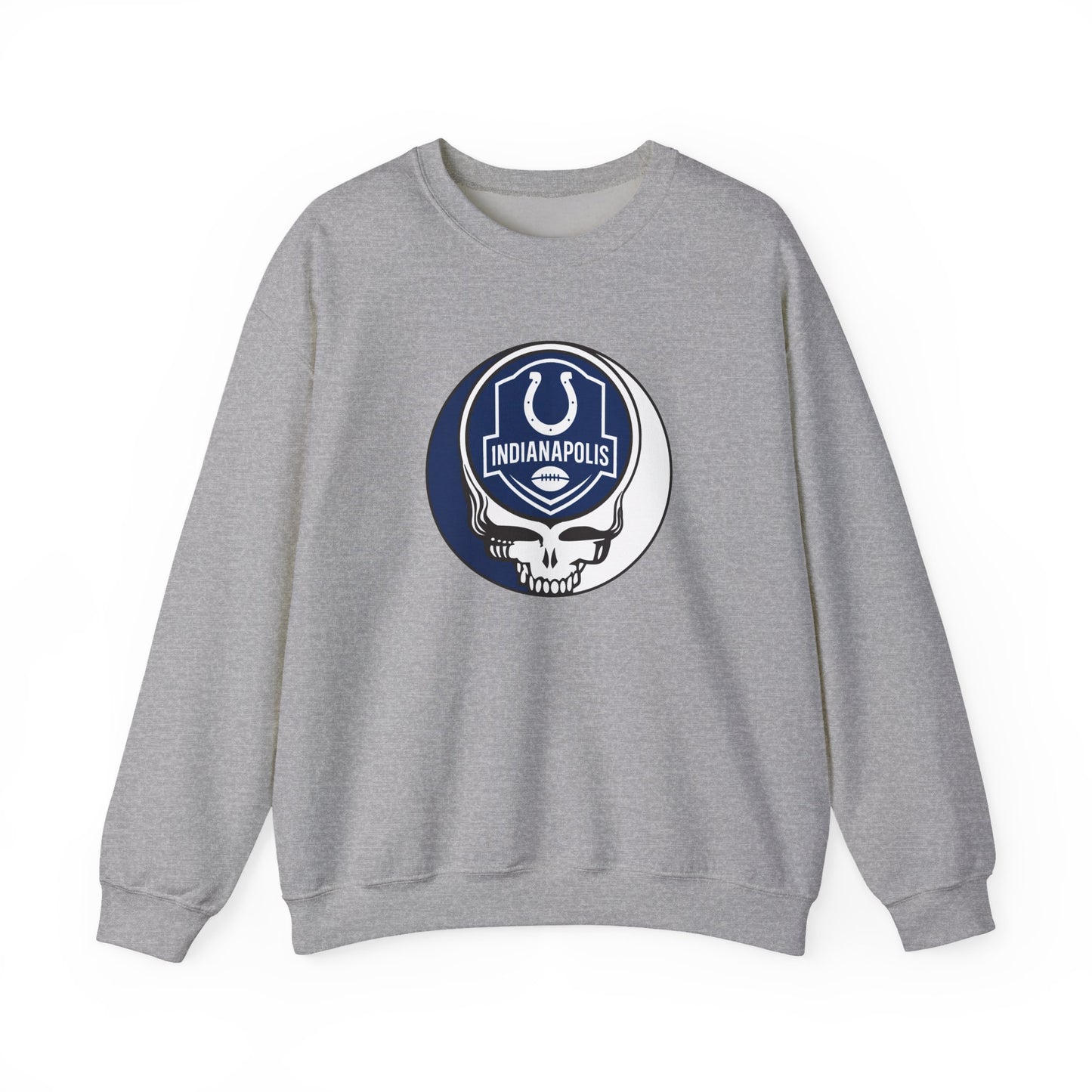 Indianapolis Football Stealie Grateful Dead Crewneck Sweatshirt - NFL
