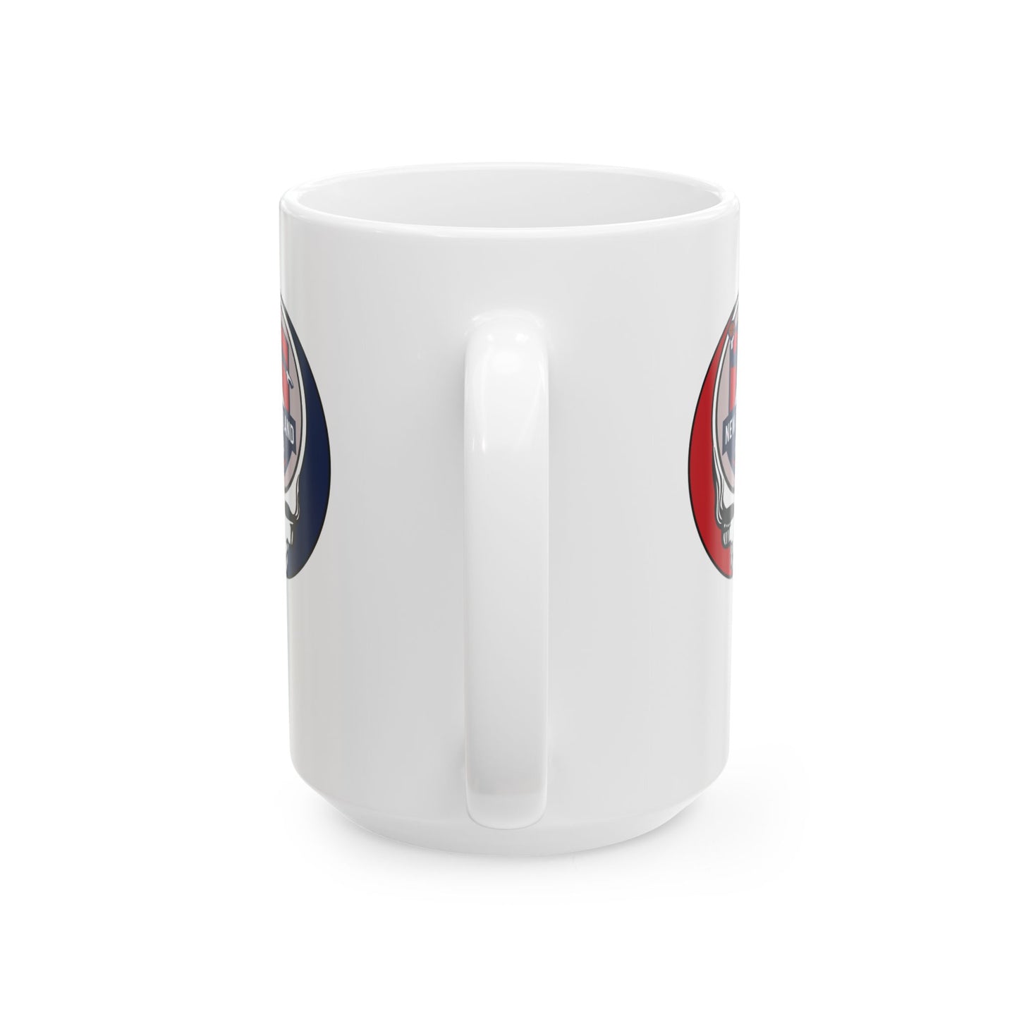 New England Football Stealie Ceramic Coffee Mug - NFL