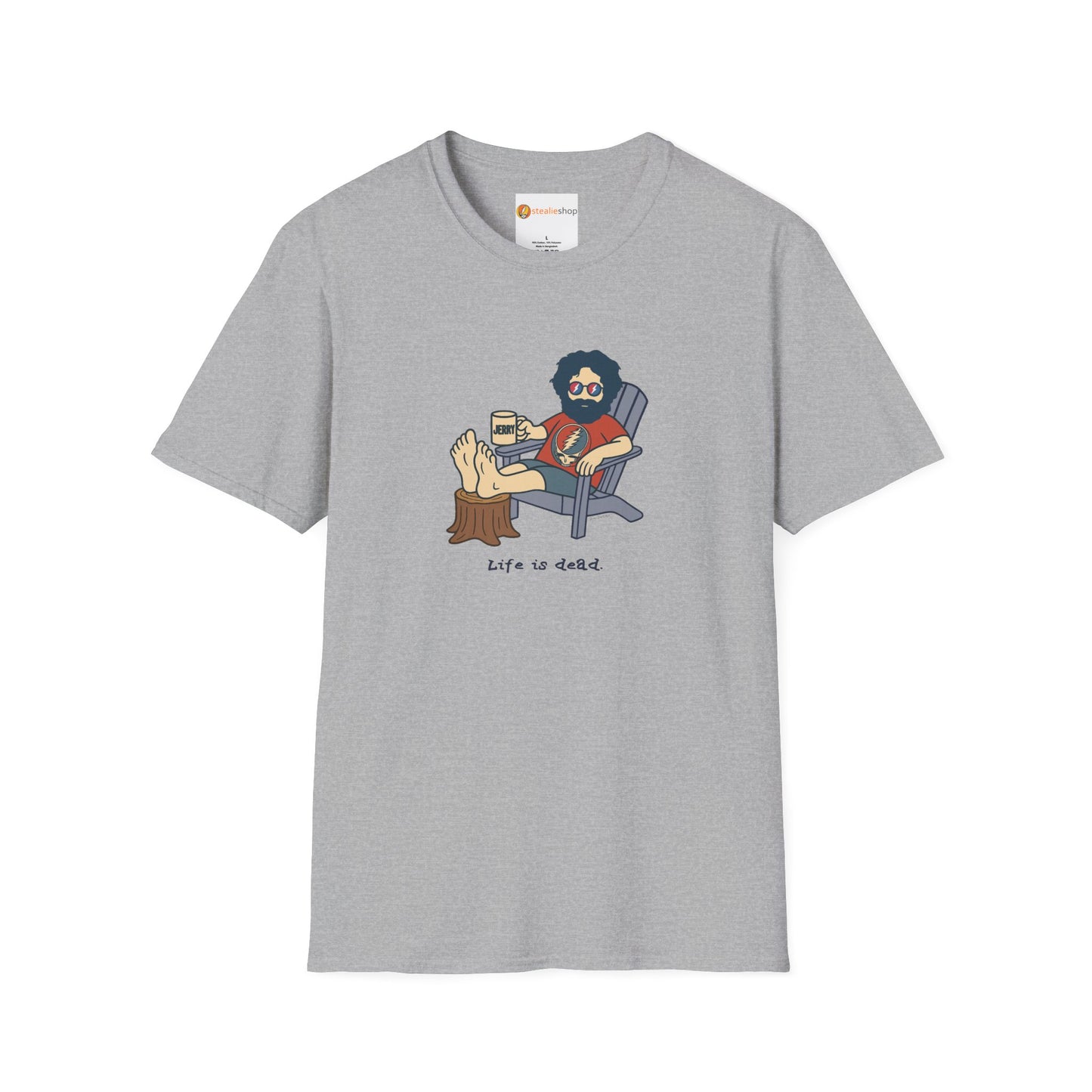 Grateful Dead - Life is dead. Adirondack Jerry T-Shirt