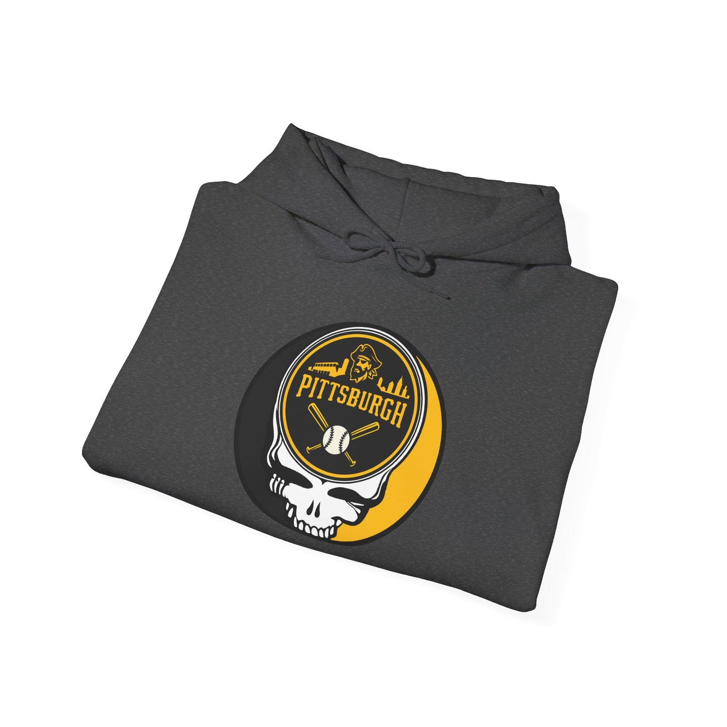 Pittsburgh Pirates Grateful Dead Unisex Heavy Blend Hoodie - MLB