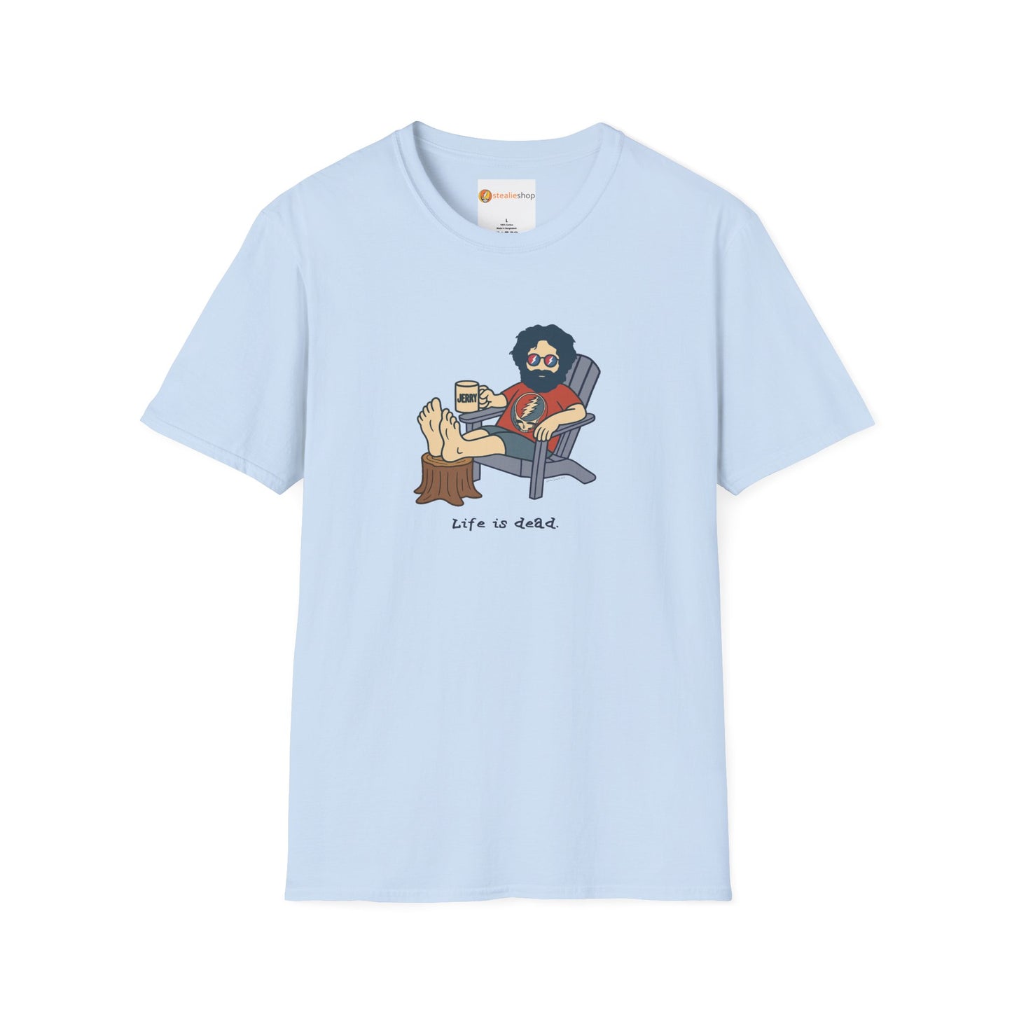 Grateful Dead - Life is dead. Adirondack Jerry T-Shirt