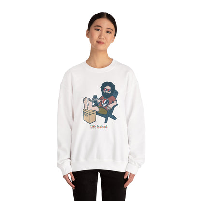 Stay Cool, Jerry Life is dead. Crewneck Sweatshirt